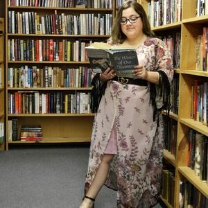 Zelie for She Floral Sheer Kimono Fringe sz XL